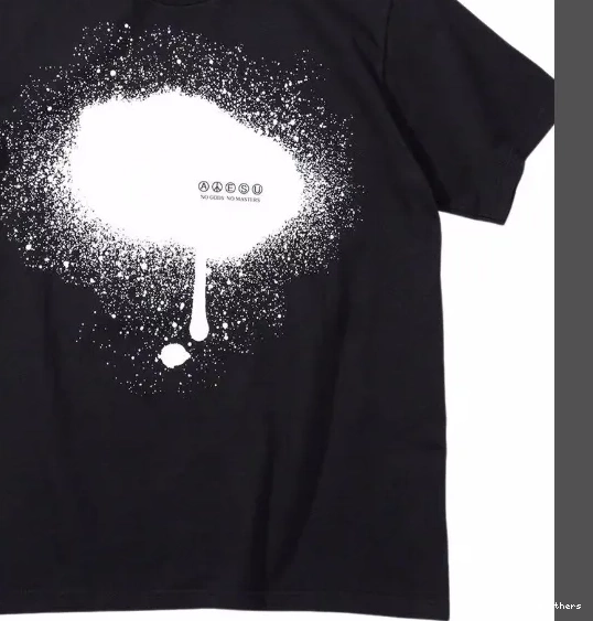 Black White and S Tag XL M Undercover L TEE 0825